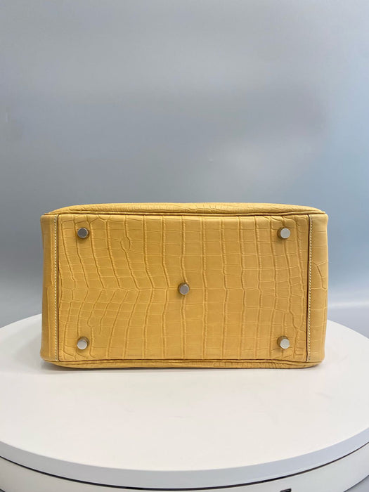 Hermes Lindy 30 in Paille Matte Niloticus Phw