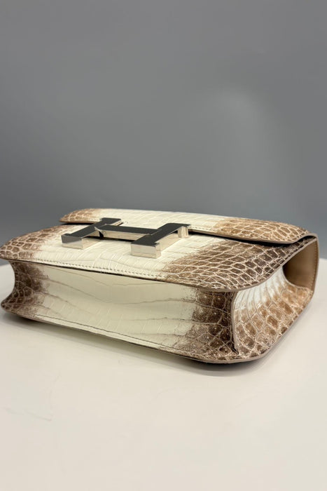 Hermes Constance 24-1 Himalaya Blanc Niloticus Phw (Brand New)