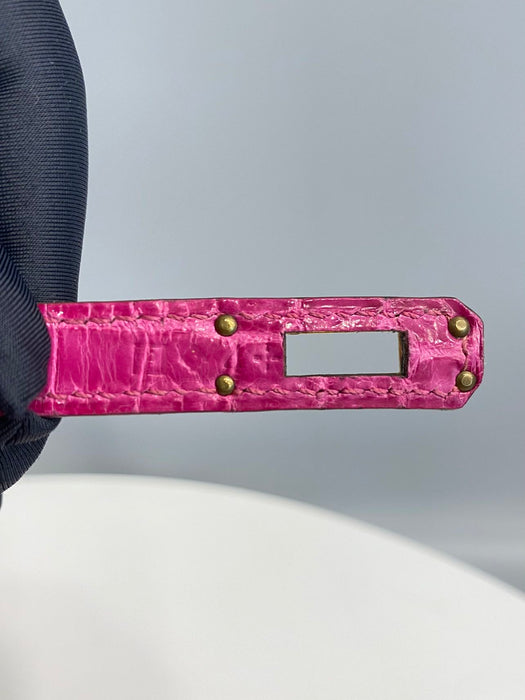 Hermes Birkin 25 in Rose Scheherazade Shiny Niloticus Ghw