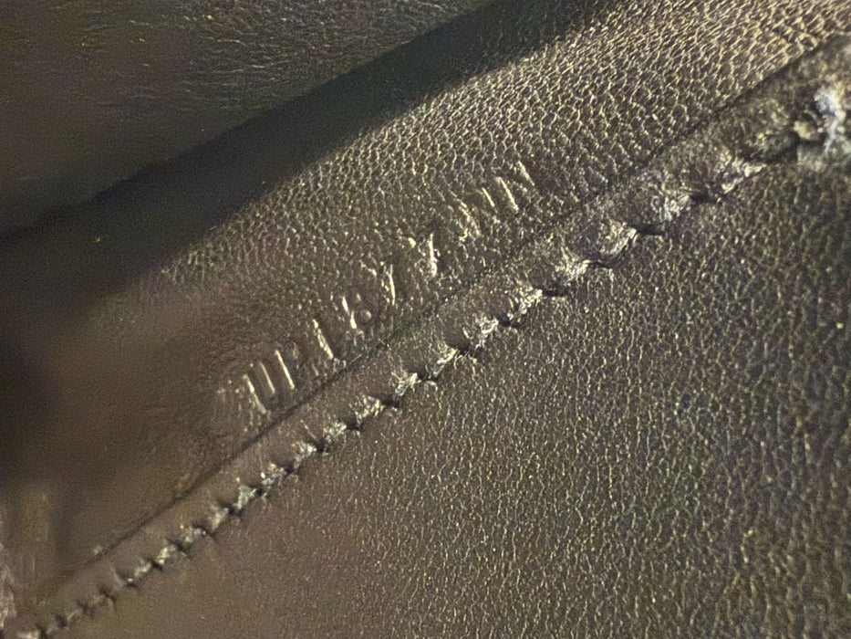 Hermes Kelly Pochette in Black Matte Alligator Ghw