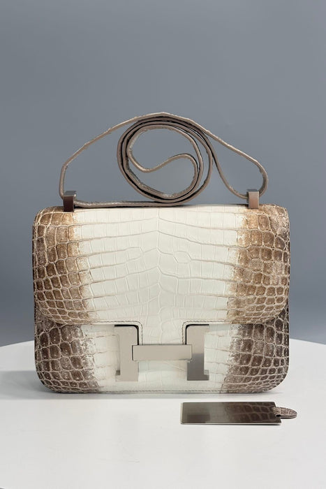 Hermes Constance 24-1 Himalaya Blanc Niloticus Phw (Brand New)