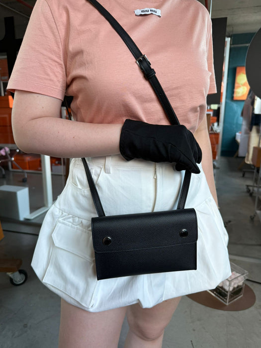Hermes Snap Wallet in Noir Phw (Brand New)