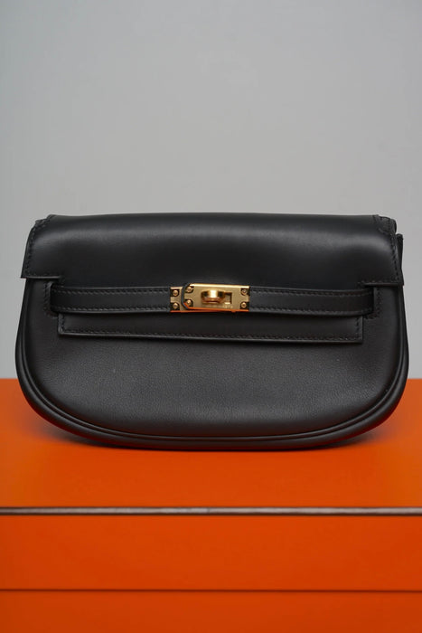 Hermes Kelly Moove Swift in Noir Ghw (Brand New)