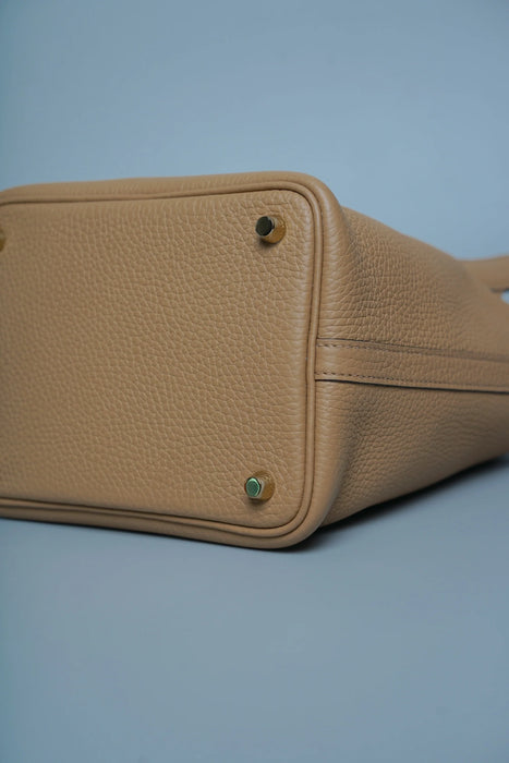Hermes Picotin 18 in Biscuit Ghw