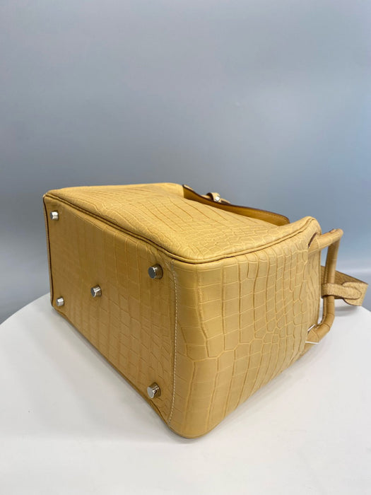 Hermes Lindy 30 in Paille Matte Niloticus Phw