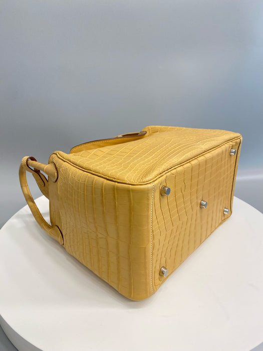 Hermes Lindy 30 in Paille Matte Niloticus Phw