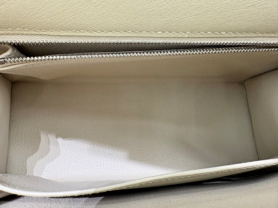 Hermes Kelly 25 Sellier in Parchemin Ostrich Phw