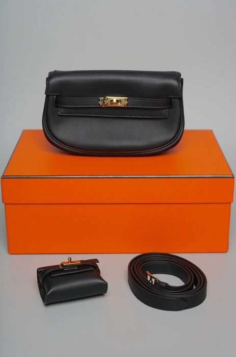 Hermes Kelly Moove Swift in Noir Ghw (Brand New)