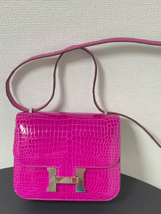 Hermes Constance 18 in Rose Scheherazade Phw (Brand New)