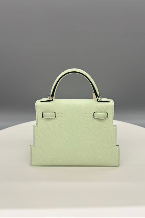 Hermes Kelly Picto in Vert Fizz / Vert Vertigo Phw (Brand New)
