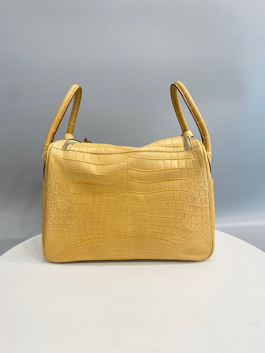 Hermes Lindy 30 in Paille Matte Niloticus Phw