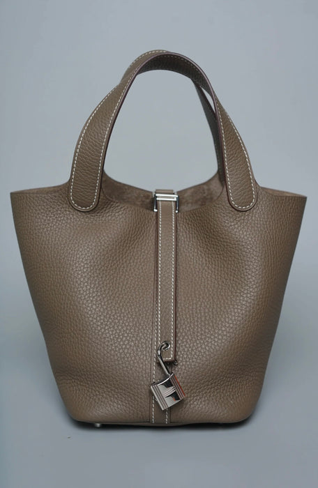 Hermes Picotin 18 in Etoupe Phw