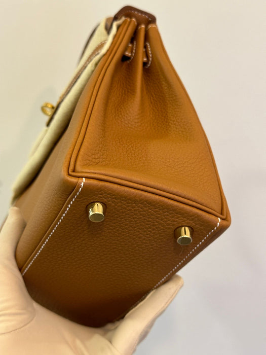 Hermes Kelly 25 Retourne Gold Togo Ghw (Brand New)