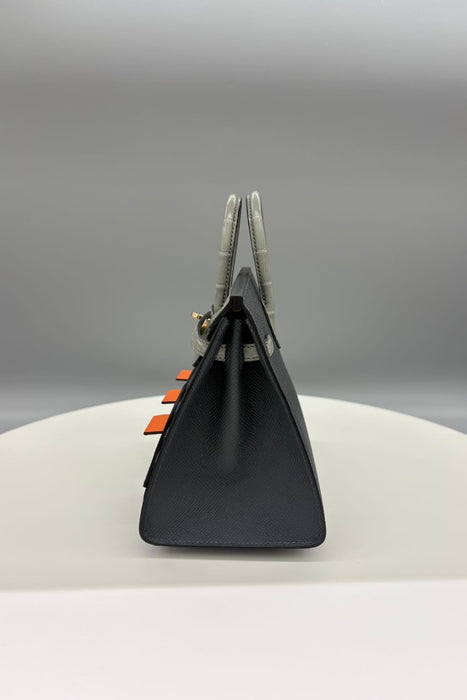 Hermes Birkin 20 in Rainy Faubourg Permabrass (Brand New)