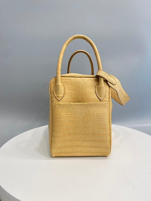 Hermes Lindy 30 in Paille Matte Niloticus Phw
