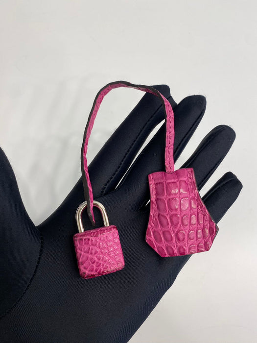 Hermes Kelly 25 in Rose Poupre Matte Alligator Phw