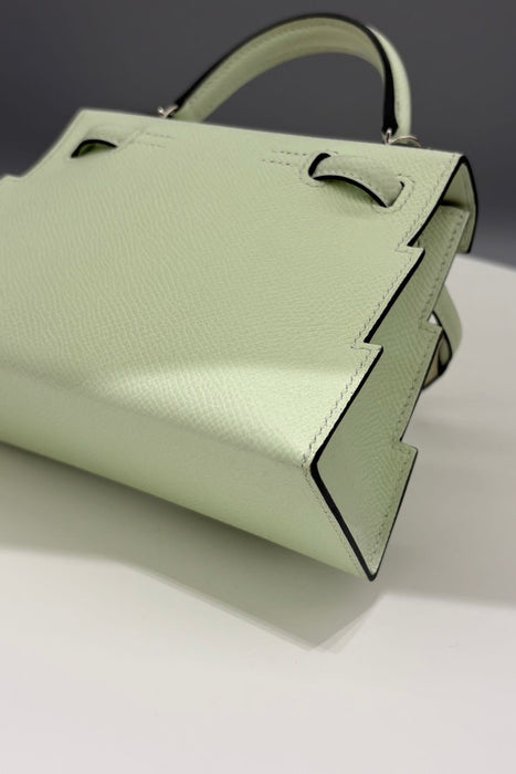 Hermes Kelly Picto in Vert Fizz / Vert Vertigo Phw (Brand New)