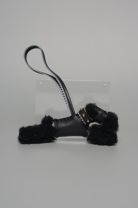 Hermes Punk Budy Charm in Noir Ghw (Brand New)