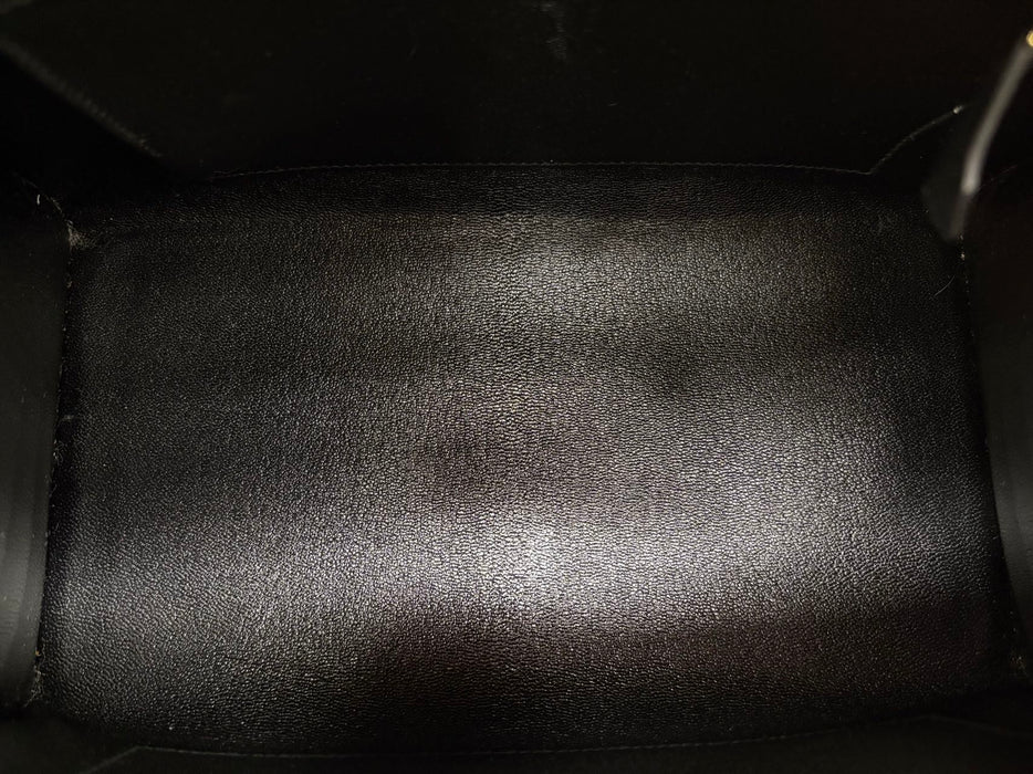 Hermes Birkin 25 Sellier in Black Shiny Porosus Ghw (Brand New)