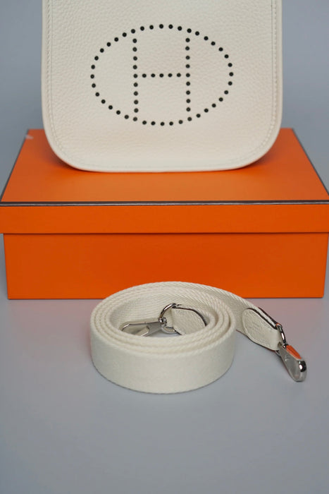 Hermes Mini Evelyne in Cream Phw (Brand New)