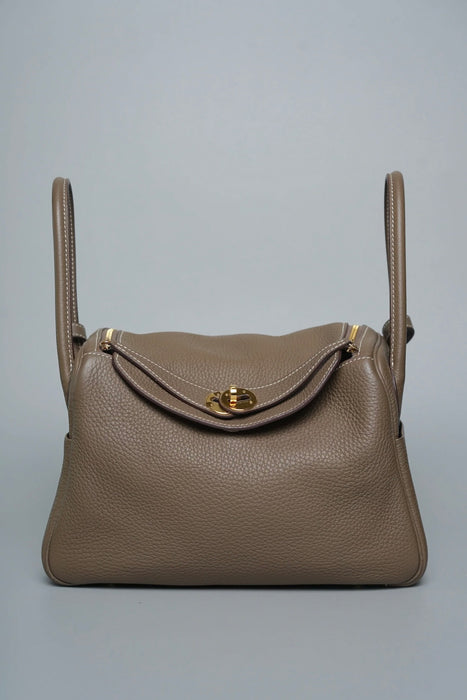 Hermes Lindy 26 in Etoupe Ghw