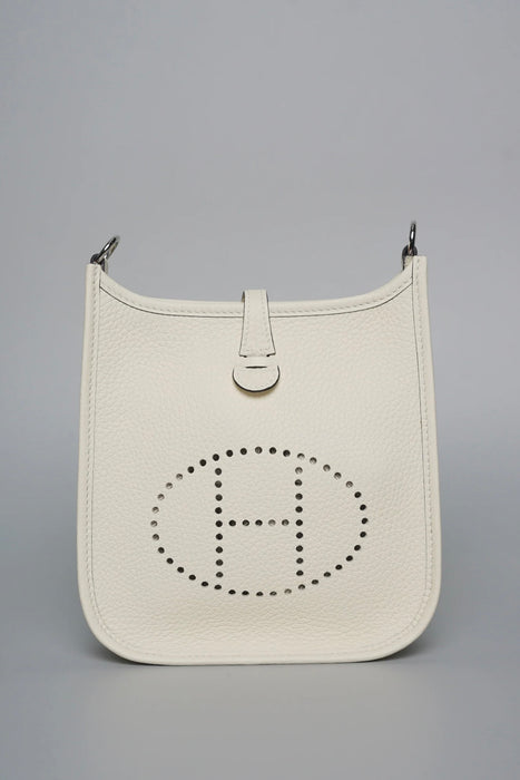 Hermes Mini Evelyne in Cream Phw (Brand New)