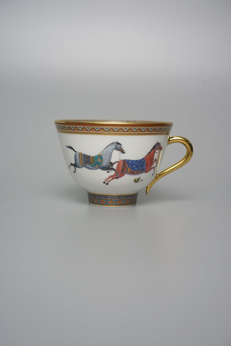 Hermes Cheval D'Orient Tea Cup and Saucer N°4 (Brand New)