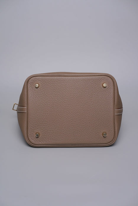 Hermes Picotin 22 in Etoupe Ghw (Brand New)