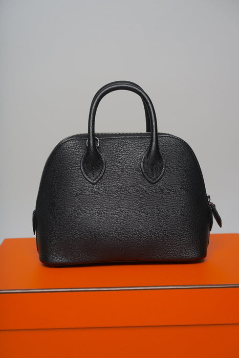 Hermes Mini Bolide in Noir Chèvre Phw (Brand New)