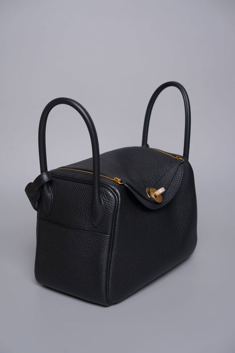 Hermes Lindy 26 in Noir Ghw