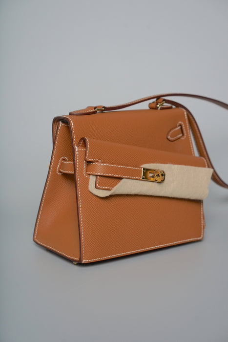 Hermes Kelly Desodre in Gold Epsom Ghw