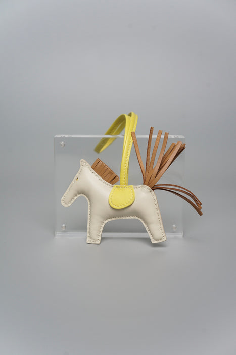 Hermes Rodeo Charm PM in Craie / Chai / Lime (Brand New)