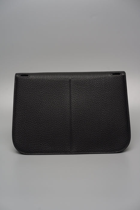 Hermes Halzan 25 in Black Ghw (Brand New)