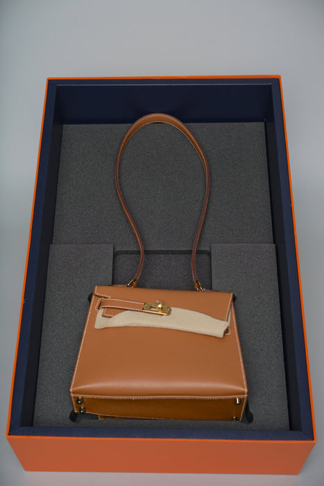 Hermes Kelly Desodre in Gold Epsom Ghw