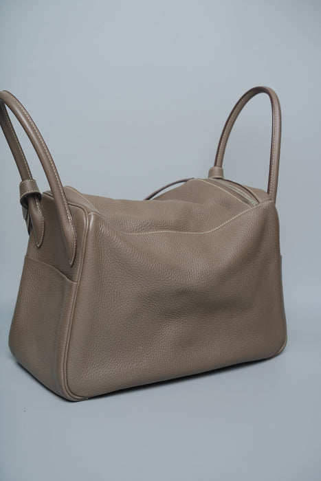 Hermes Lindy 34 in Etoupe Phw