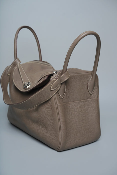Hermes Lindy 34 in Etoupe Phw