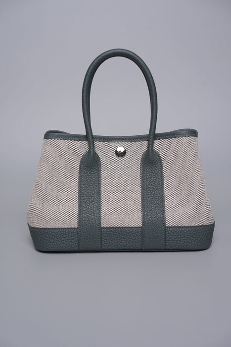 Hermes Mini Garden Party 23 in Vert Mangrove/Ecru Phw (Brand New)