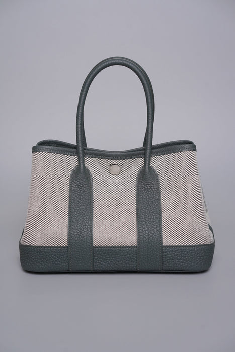 Hermes Mini Garden Party 23 in Vert Mangrove/Ecru Phw (Brand New)