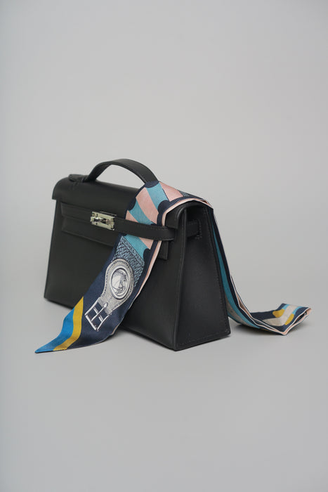 Hermes Kelly Pochette in Black Swift Phw (Brand New)