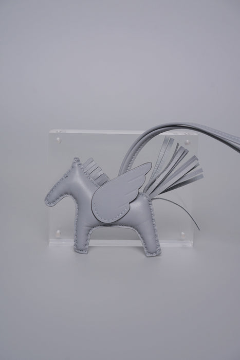 Hermes Pegase Charm PM in Gris Pantin (Brand New)