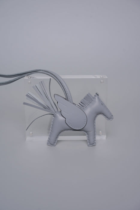 Hermes Pegase Charm PM in Gris Pantin (Brand New)