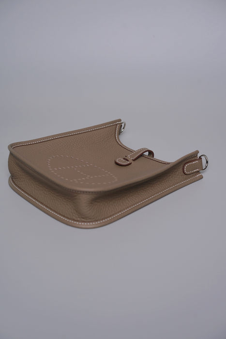 Hermes Mini Evelyne in Etoupe Phw (Brand New)