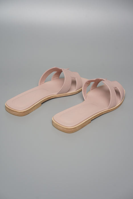 Hermes Oran Sandals in Rose Porcelaine Size 37 (Brand New)– orange