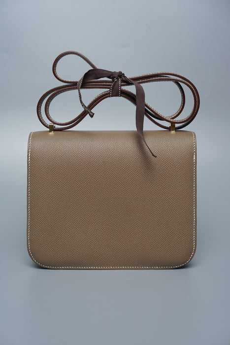 Hermes Constance 18 in Etoupe Ghw (Brand New)