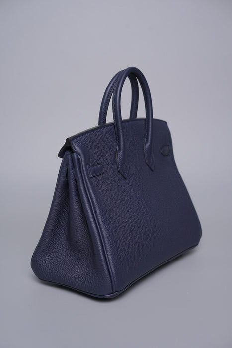 Hermes Birkin 25 in Blue Nuit Togo Phw (Brand New)