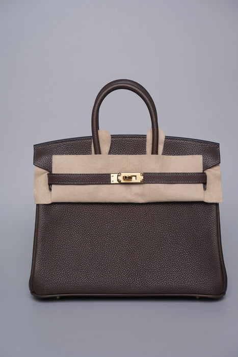 Hermes Birkin 25 in Ebene Barenia Ghw (Brand New)