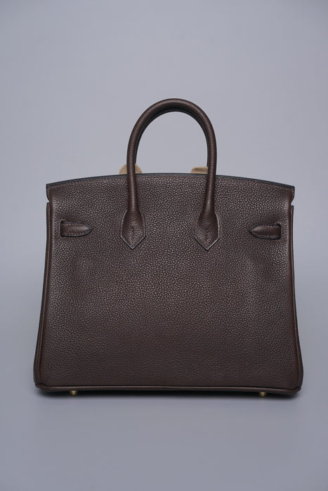 Hermes Birkin 25 in Ebene Barenia Ghw (Brand New)