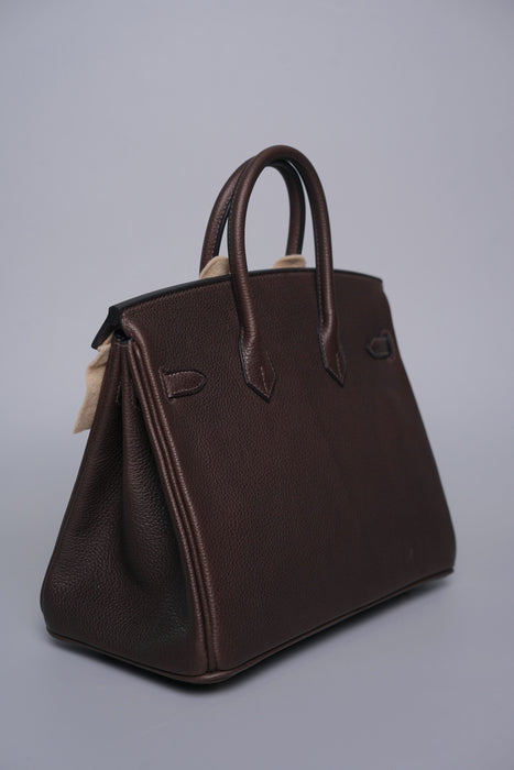 Hermes Birkin 25 in Ebene Barenia Ghw (Brand New)
