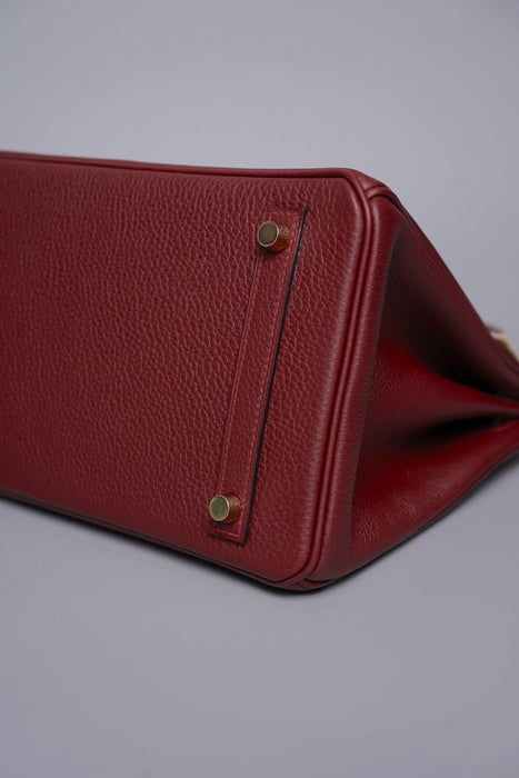 Hermes Birkin 30 in Rouge H Togo Ghw (Brand New)