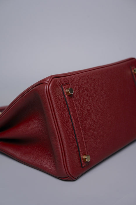 Hermes Birkin 30 in Rouge H Togo Ghw (Brand New)